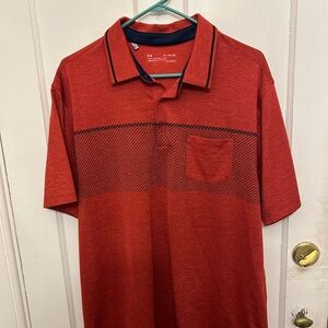 Under Armour Men's Polo Shirt in Rich Red
